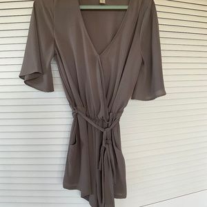 Mahina brown Romper